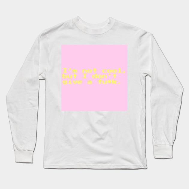 Not cool, but cool Long Sleeve T-Shirt by futurionism